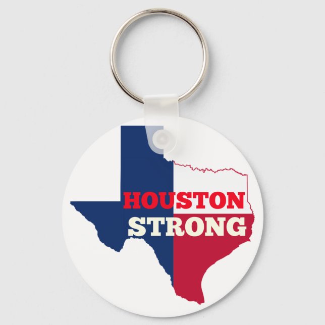 Chaveiro Lone Star "Houston Strong" (Frente)