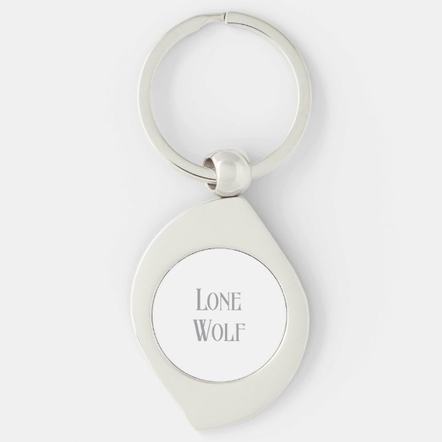 Chaveiro Lone Wolf Male Sigma Modern Minimalist (Frente)