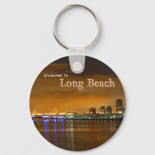 Chaveiro Long Beach California À Noite