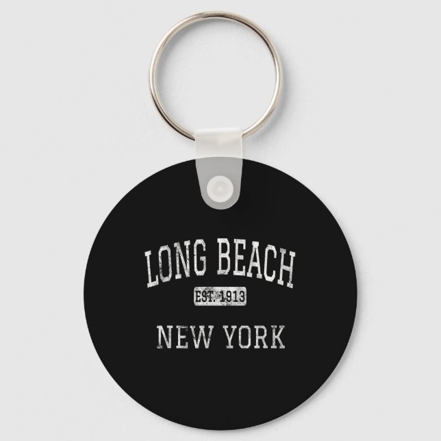 Chaveiro Long Beach New York Ny Vintage (Frente)