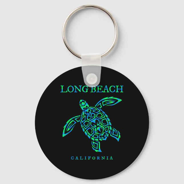 Chaveiro Long Beach Sea Turtle Boys Girls Toddle (Frente)