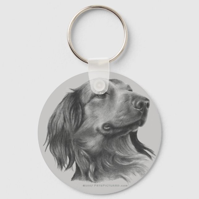 Chaveiro Long-Haired Dachshund (Frente)