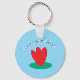 Chaveiro  long sleeve T-Shirt with flower on a pond