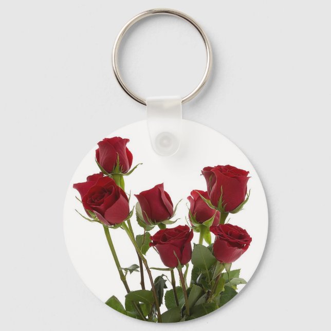 Chaveiro Long Stem Red Roses (Frente)