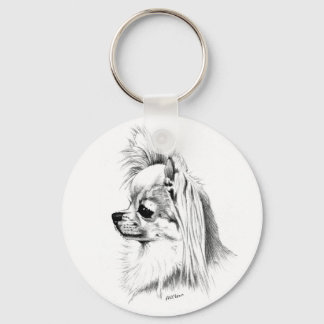 Chaveiro Longcoat chihuahua