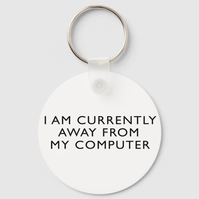 Chaveiro Longe Do Meu Computador (Frente)