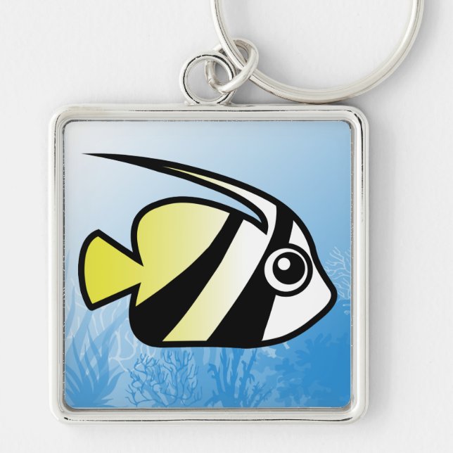 Chaveiro Longfin Bannerfish (Frente)
