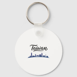 Chaveiro Looks de viagem de férias com a paisagem de Taiwan