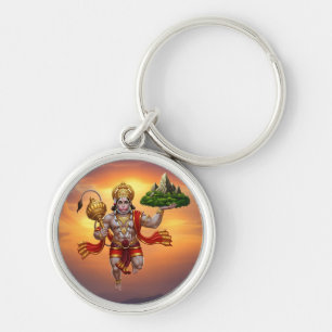 Chaveiro Lord Hanuman Voando Levantando Montanha