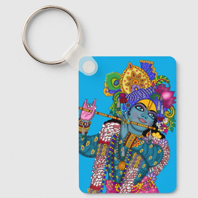 Chaveiro Lord Krishna Keychain (Frente)