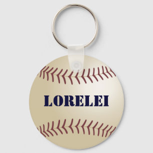 Chaveiro Lorelei Personalizou o Baseball Keychain - 369