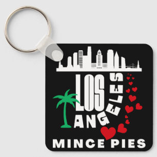 Chaveiro Los Angeles ama Mince Pies Cityscape