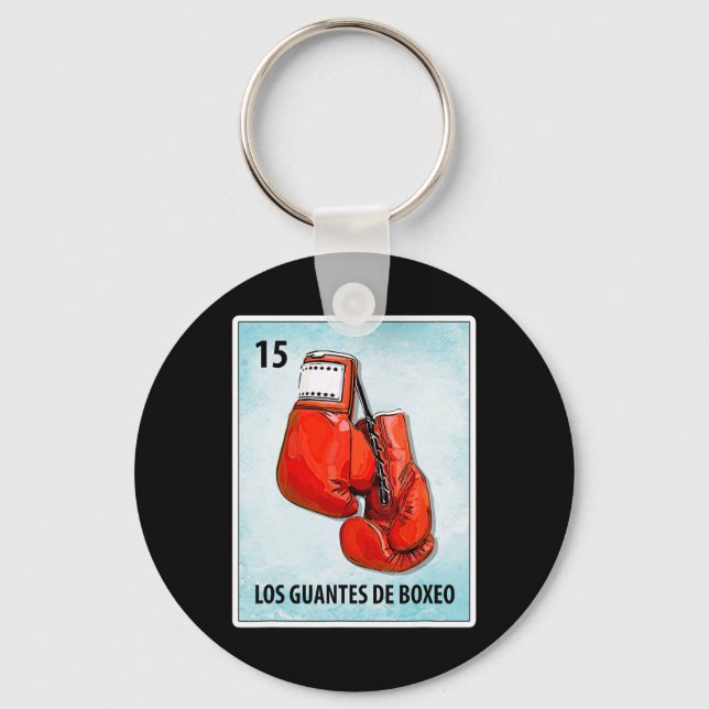 Chaveiro Los Guantes De Boxeo Barras De Luvas Mexicanas (Frente)