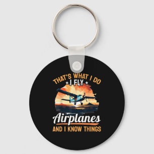 Chaveiro Lote de Aviões Aeronaves - É Isso Que Eu Faço Eu V