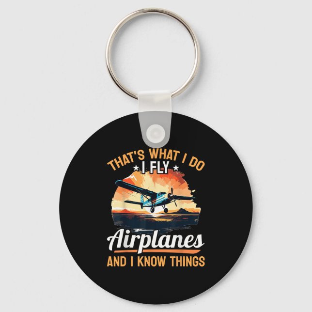 Chaveiro Lote de Aviões Aeronaves - É Isso Que Eu Faço Eu V (Frente)