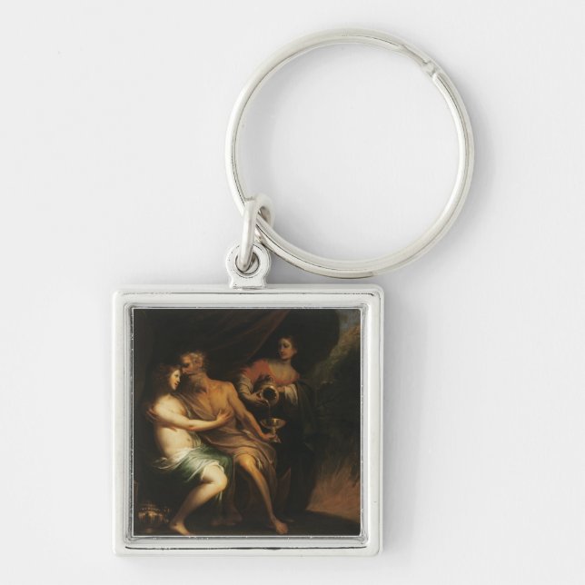 Chaveiro Lote e suas filhas (óleo em canvas) 3 (Frente)