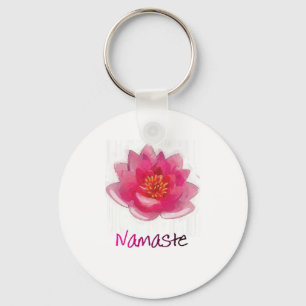 Chaveiro Lotus Flower "Namaste" Yoga Gifts