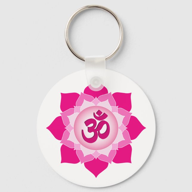 Chaveiro Lótus rosa (Frente)