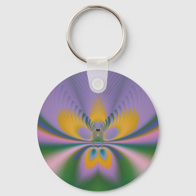 Chaveiro Lótus Roxo (Frente)