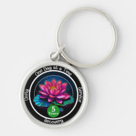 Chaveiro Lotus Sobriety Chip | Medalhão Personalizado de 12