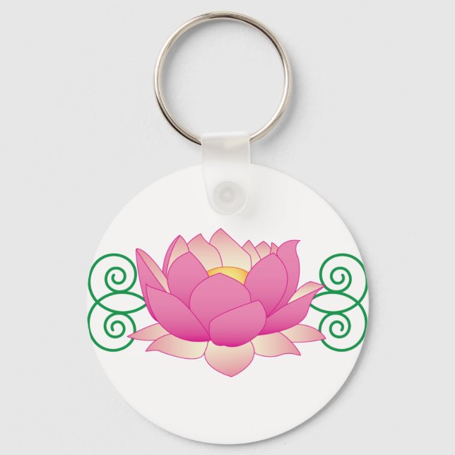 Chaveiro Lotus Swirl (Frente)