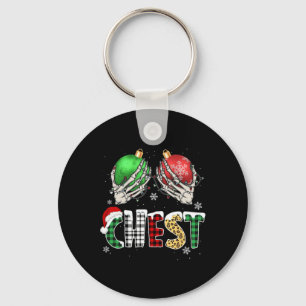 Chaveiro Loucos de Natal Castanhas Casais Xmas Matchin