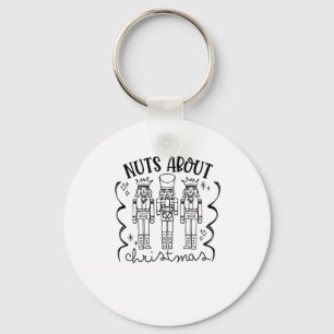 Chaveiro Loucos sobre o Natal Engraçado Nutcracker de Natal