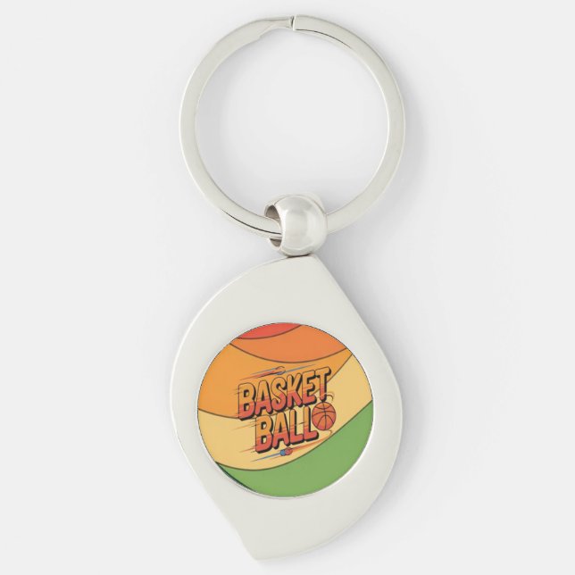 Chaveiro loucura de basquete (Frente)