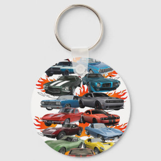 Chaveiro Loucura por Carros! Carros Musculosos, Carros Clás