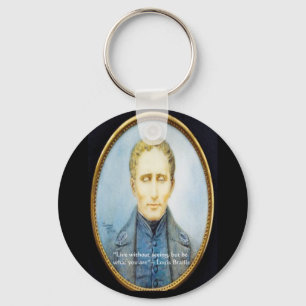 Chaveiro Louis Braille Famosa Citação