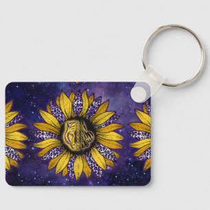Chaveiro Louisiana Sunflower/Tigre/Fleur-de-Lis