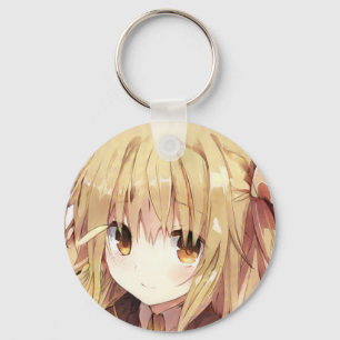 Chaveiro Loura-escura e sombria cabelo cor de laranja