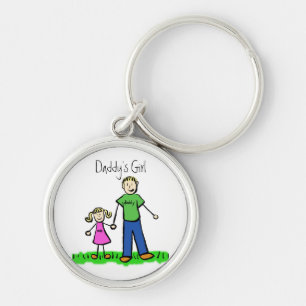 Chaveiro Loura pai Rapariga do  (Personalizar)