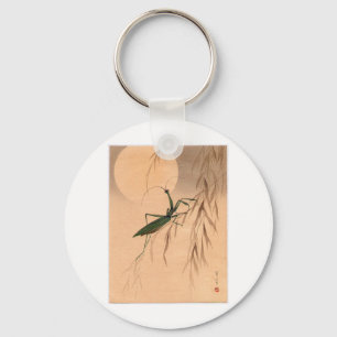 Chaveiro Louva-a-deus Praying e os 1800s japoneses da arte