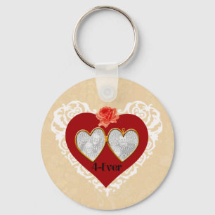 Chaveiro Love 4 Ever Locket Key Chain