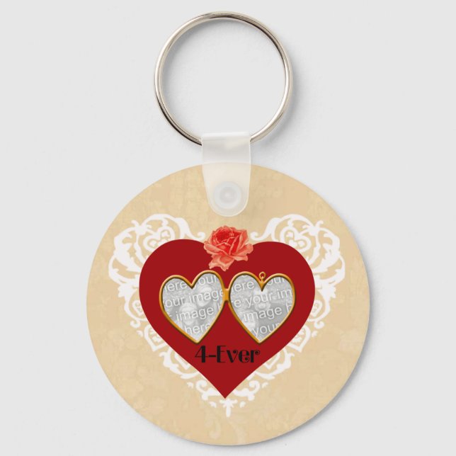 Chaveiro Love 4 Ever Locket Key Chain (Frente)