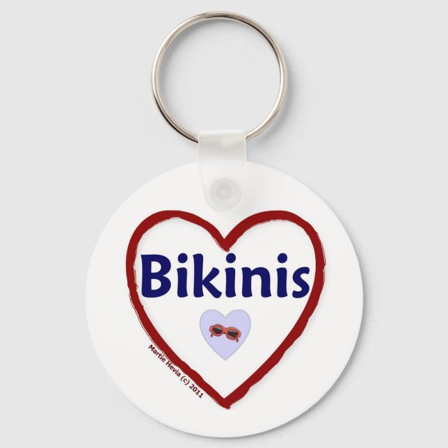 Chaveiro Love Bikinis (Frente)