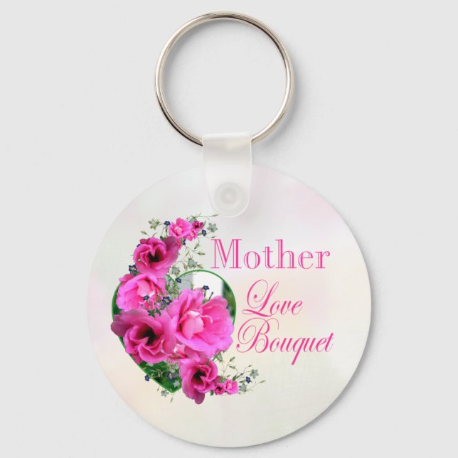 Chaveiro Love Buquê Key Chain for Dia de as mães (Frente)
