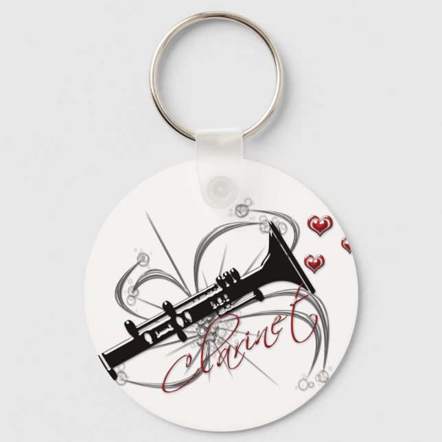 Chaveiro Love Clarinet (Frente)
