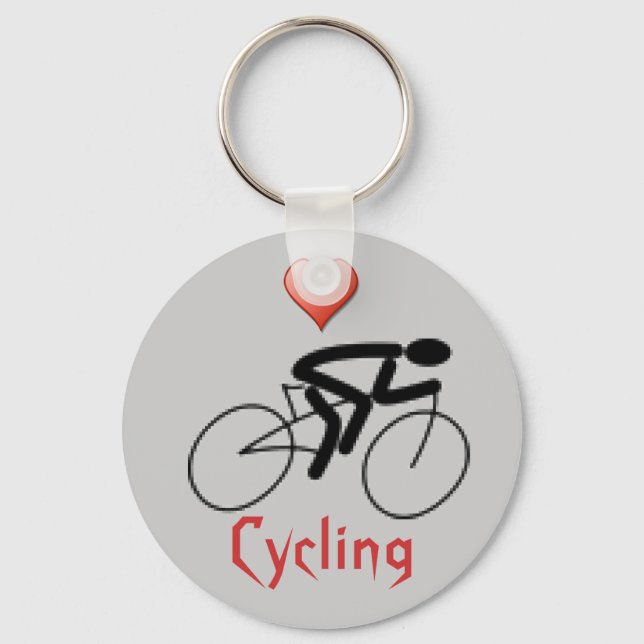 Chaveiro Love Cycling (Frente)