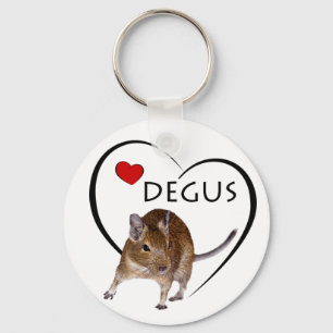 Chaveiro Love Degus Keyring