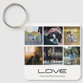 Chaveiro Love Dog Family Portrait Collage Design