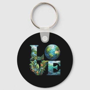 Chaveiro Love Earth Day Planet Nature 2025 Environmental Ec