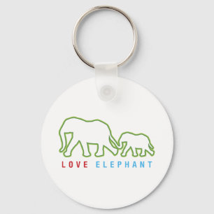 Chaveiro Love Elephant