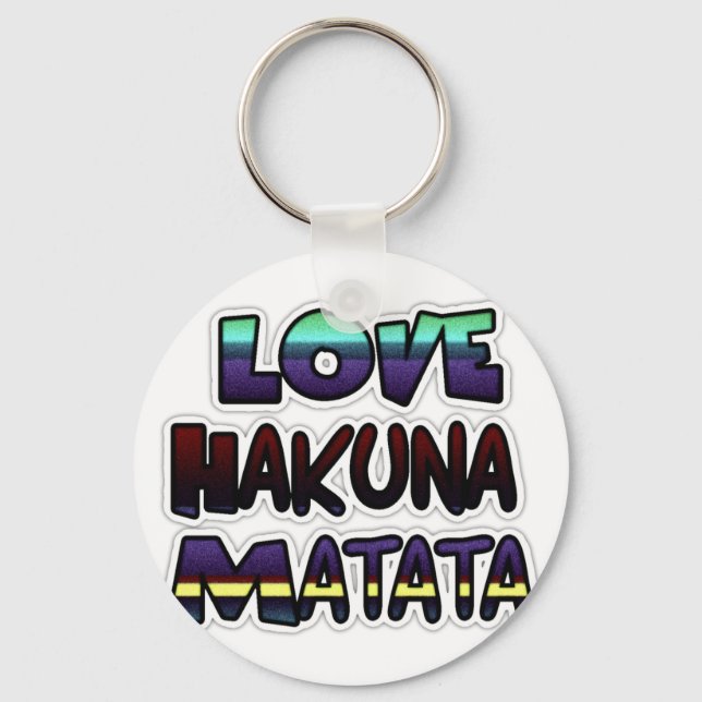 Chaveiro Love Hakuna Matata Gifts (Frente)