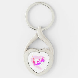Chaveiro Love Hearts Zipper Charm Key Chain