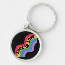 Chaveiro  Love is love. LGBT+pride. Rainbow. Keychain