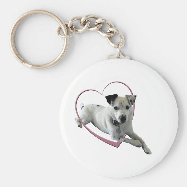 Chaveiro Love Jack Russell Dog Gifts (Frente)
