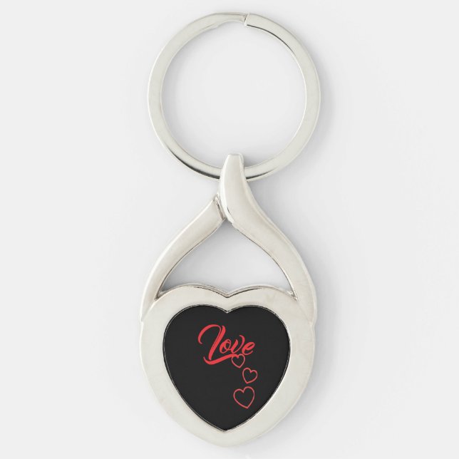 Chaveiro Love Metal Keychain (Frente)