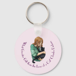 Chaveiro "Love of a Cat" Key Ring
